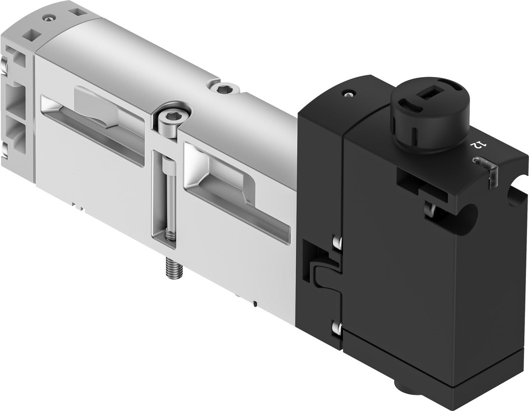 Festo 5/2 Monostabiel Lucht Magneetventiel Bouwgrootte 18mm ISO 15407-2 550l/min - 8033470