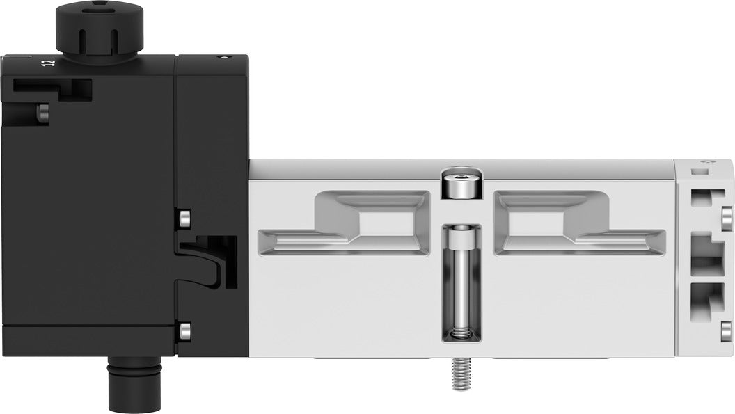 Festo 5/2 Monostabiel Lucht Magneetventiel Bouwgrootte 18mm ISO 15407-2 550l/min - 8033470