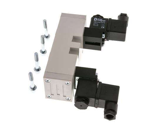 5/2 ISO 5599-2 Bi-Stabiel Magneetventiel 12V DC 1.5-10bar/21.0-140psi YPC