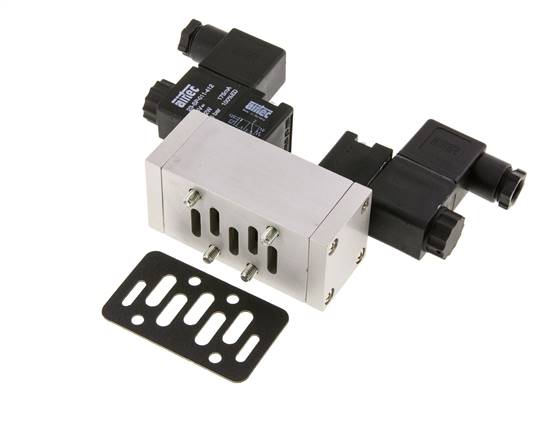 5/2 ISO 5599-1 Bi-Stabiel Magneetventiel 115V AC 2-10bar/28-140psi Airtec