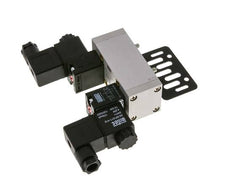 5/3 ISO 5599-1 Midden Gesloten Magneetventiel 12V DC 3-10bar/42-140psi Airtec