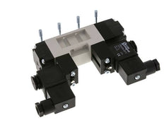 5/3 ISO 5599-1 Middenuitlaat Magneetventiel 12V DC 2-10bar/28-140psi YPC