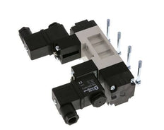 5/3 ISO 5599-1 Middenuitlaat Magneetventiel 12V DC 2-10bar/28-140psi YPC