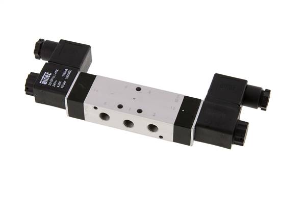 5/3 G1/8 '' Middenuitlaat Magneetventiel 115V AC 3-10bar/42-140psi Airtec