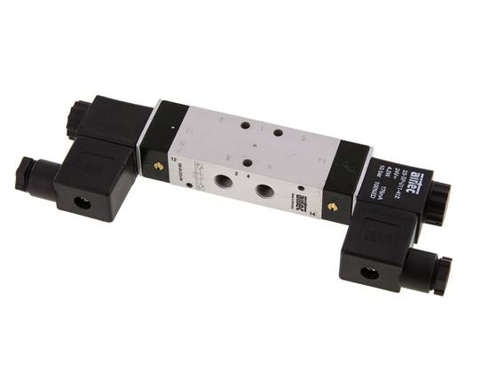 5/3 G1/8 '' Middenuitlaat Magneetventiel 115V AC 3-10bar/42-140psi Airtec