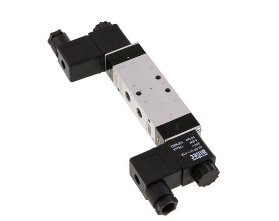 5/3 G1/8 '' Middenuitlaat Magneetventiel 115V AC 3-10bar/42-140psi Airtec