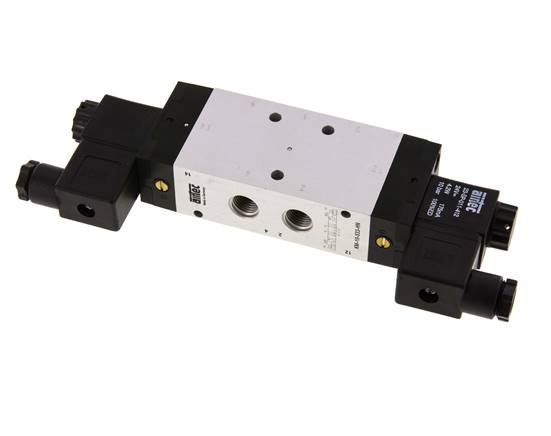 5/3 G1/4'' Middenuitlaat Magneetventiel 115V AC 3-10bar/42-140psi Airtec