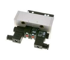 5/3 ISO 5599-3 Midden Gesloten Magneetventiel 24V AC 3-10bar/42-140psi Airtec