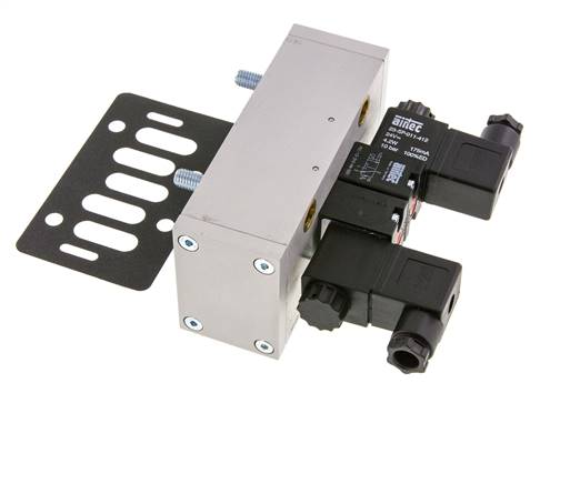 5/2 ISO 5599-3 Bi-Stabiel Magneetventiel 115V AC 2-10bar/28-140psi Airtec