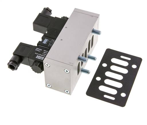 5/2 ISO 5599-3 Bi-Stabiel Magneetventiel 115V AC 2-10bar/28-140psi Airtec