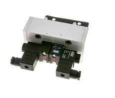5/3 ISO 5599-3 Middenuitlaat Magneetventiel 24V AC 3-10bar/42-140psi Airtec