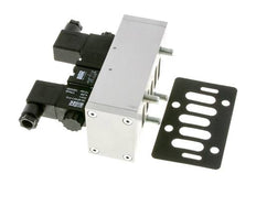 5/3 ISO 5599-3 Middenuitlaat Magneetventiel 24V AC 3-10bar/42-140psi Airtec