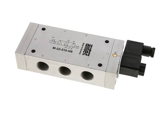 5/2 G1/2'' Magneetventiel 12V DC 1-10bar/14-140psi Airtec