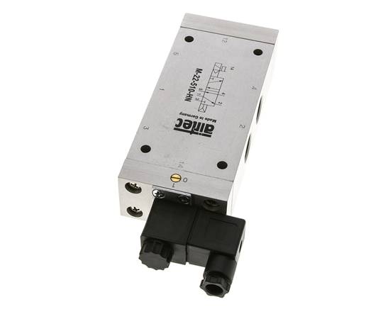 5/2 G1/2'' Magneetventiel 12V DC 1-10bar/14-140psi Airtec
