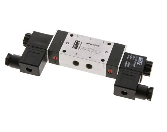 5/3 G1/8'' Middenuitlaat Magneetventiel 115V AC 3-8bar/42-112psi Airtec