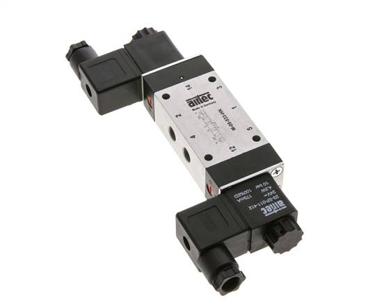 5/3 G1/8'' Middenuitlaat Magneetventiel 115V AC 3-8bar/42-112psi Airtec