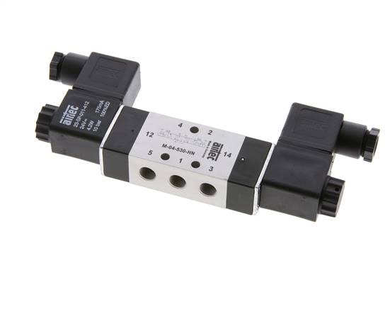 5/3 G1/8'' Midden Gesloten Magneetventiel 230V AC 3-10bar/42-140psi Airtec
