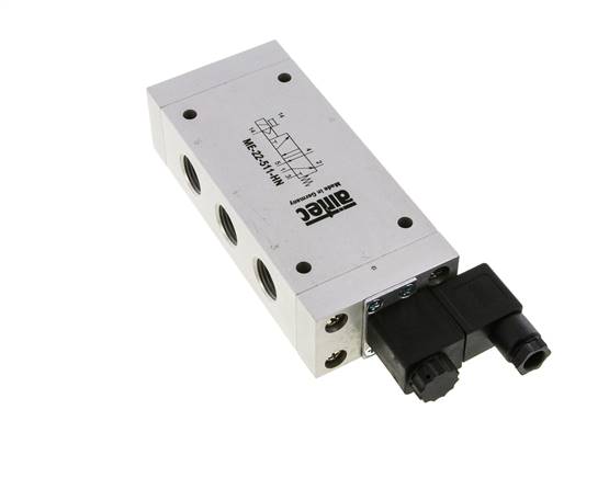5/2 G1/2'' (G1/8'') Magneetventiel Extern 115V AC 0-10bar/0-140psi Airtec