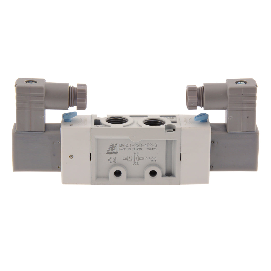 NPT 1/4'' 24V DC 5/2-Way Bi-stabiel Magneetventiel 2-8bar MVSC1