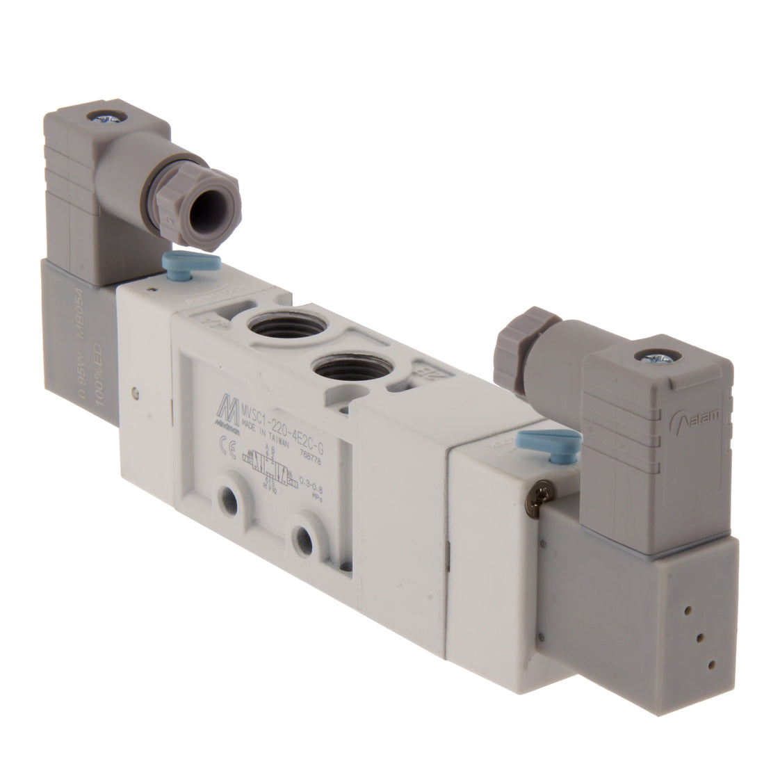 G1/4'' 230V AC 5/3-weg magneetventiel midden gesloten 3-8bar MVSC1