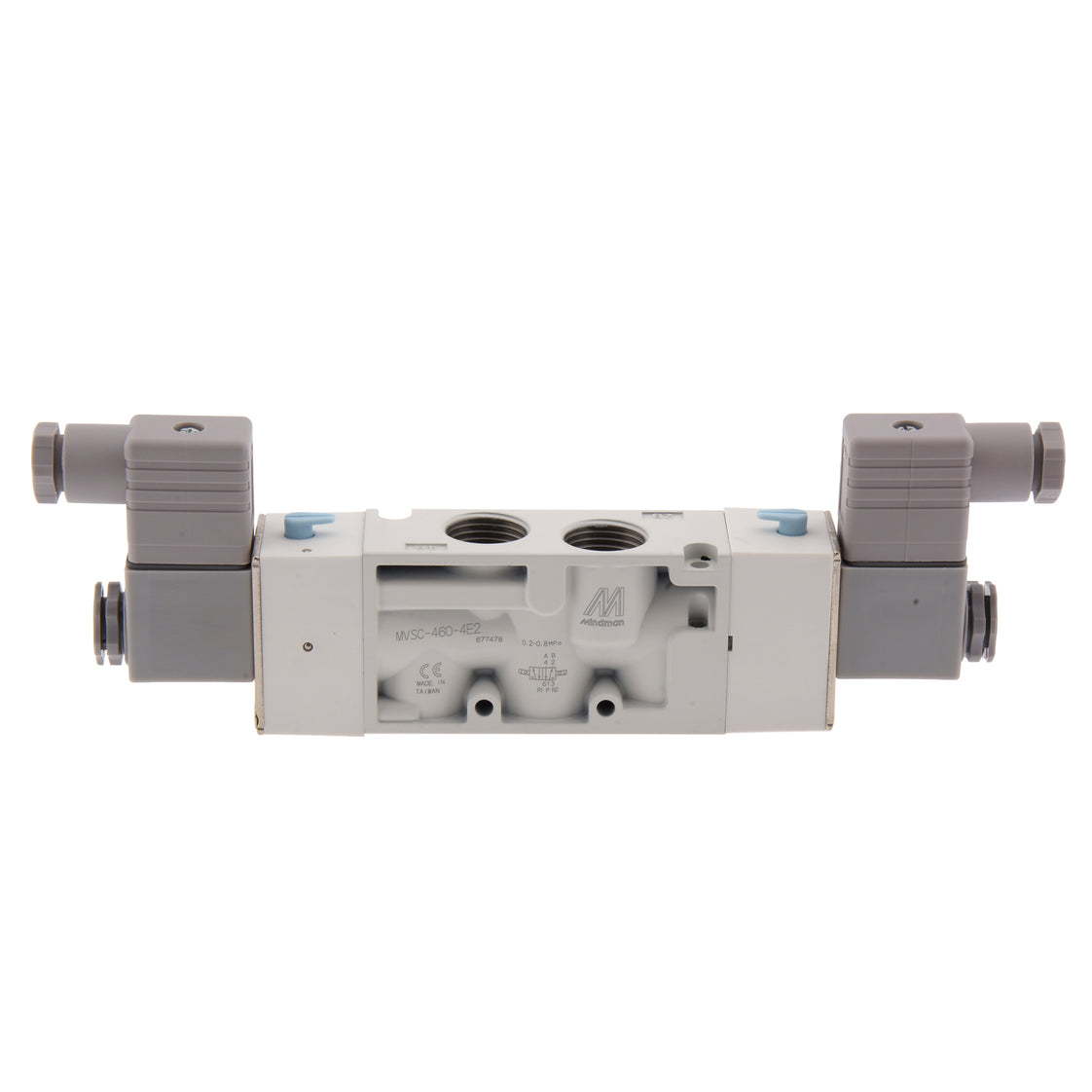 NPT 3/8'' 24V DC 5/2-Way Bi-stabiel Magneetventiel 2-8bar MVSC