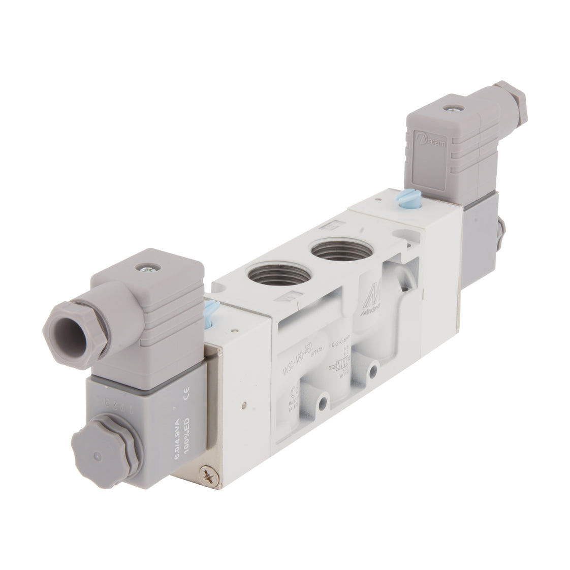 NPT 1/2'' 24V DC 5/2-Way Bi-stabiel Magneetventiel 2-8bar MVSC