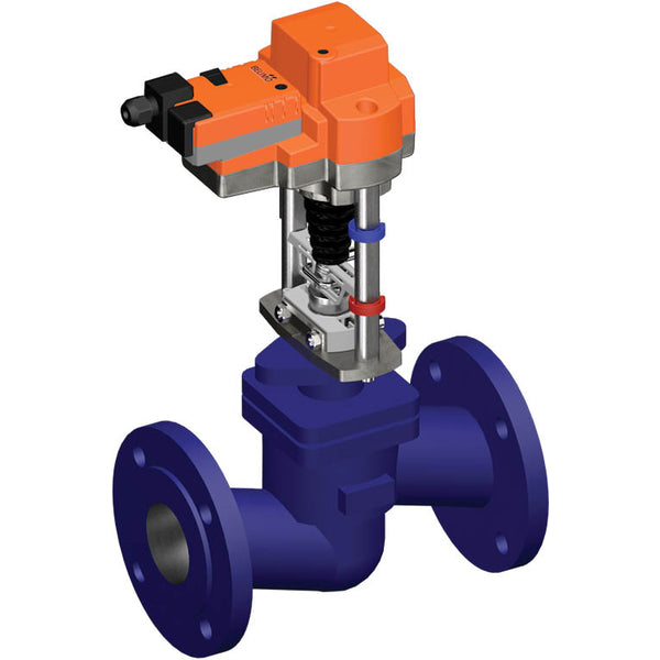 Belimo Klepafsluiter 30mm Flens DN100 Kvs145 24VAC/DC 35s 2-10V 2500N IP54 H6100SP/EVC24A-MF