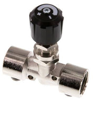 G1/2'' vernikkeld messing naaldafsluiter NBR 18 bar - NLBN