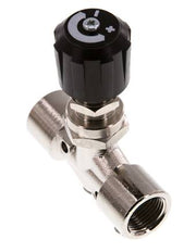 G3/8'' vernikkeld messing naaldafsluiter NBR 18 bar - NLBN