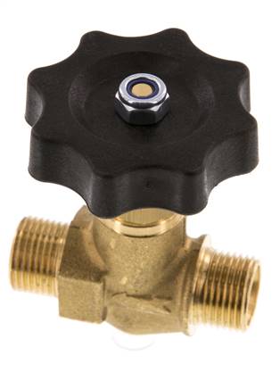 G3/8'' Mannelijke Messing Naaldafsluiter NBR 40 bar - NLB