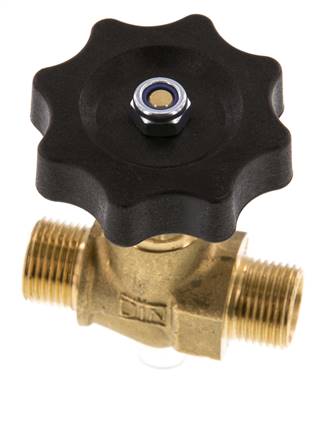 G3/8'' Mannelijke Messing Naaldafsluiter NBR 40 bar - NLB