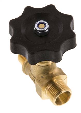 G3/8'' Mannelijke Messing Naaldafsluiter NBR 40 bar - NLB