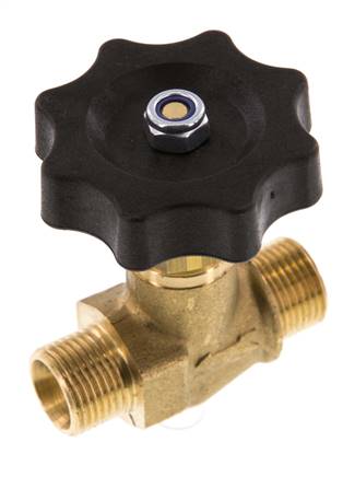 G3/8'' Mannelijke Messing Naaldafsluiter NBR 40 bar - NLB