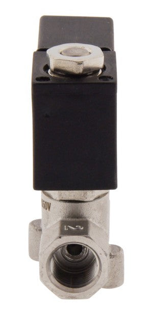 Magneetventiel CM-DA 1/4'' RVS EPDM 0-10bar 24V DC