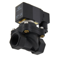Magneetventiel DF-SA 1'' Nylon FKM 0-6bar 12V DC