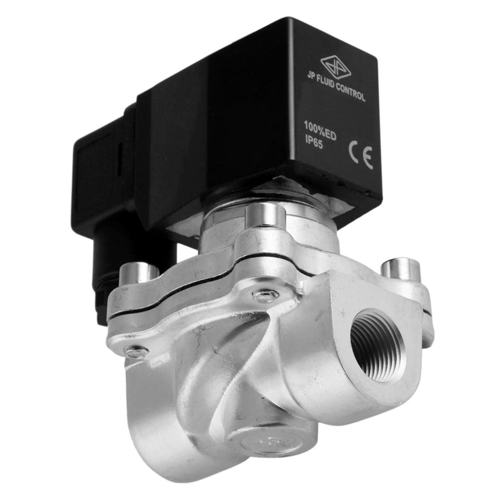 Magneetventiel DF-SA 3/8'' RVS FKM 0-10bar 230V AC