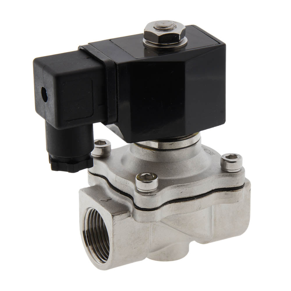 Magneetventiel DF-SA 3/4'' rvs FKM 0-6bar 12V DC