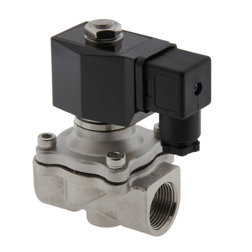 Magneetventiel DF-SA 3/4'' rvs FKM 0-6bar 12V DC
