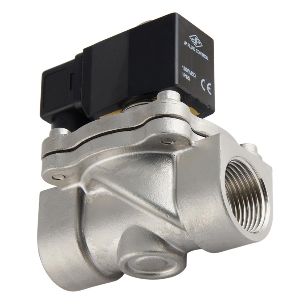 Magneetventiel DF-SA 1'' rvs FKM 0-10bar 230V AC