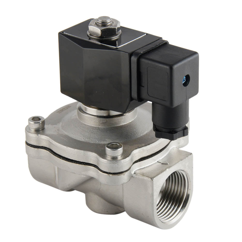 Magneetventiel DF-SA 1'' rvs FKM 0-10bar 230V AC
