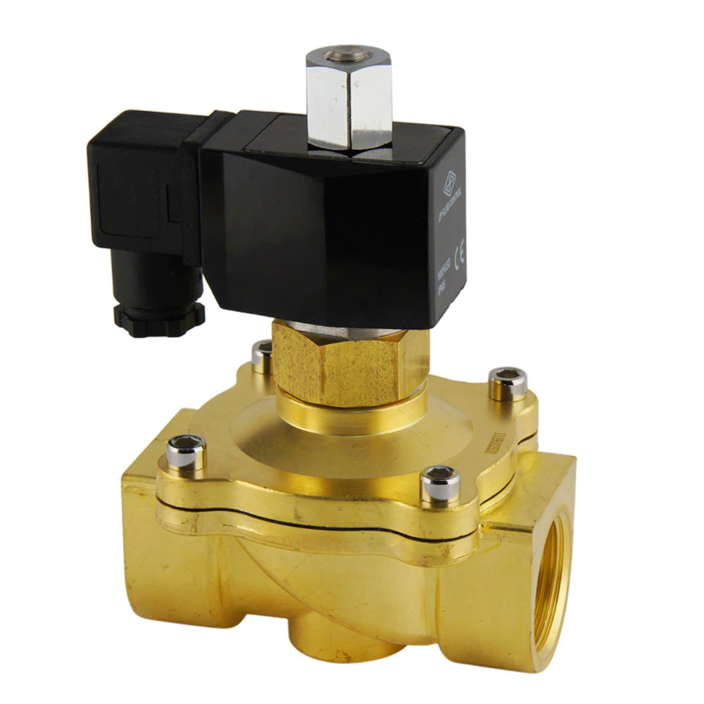 Magneetventiel DF-SB 1'' NO messing FKM 0-3bar 12V DC