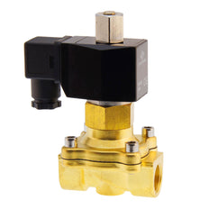 Magneetventiel DF-SB 3/8'' NO messing EPDM 0-5bar 230V AC