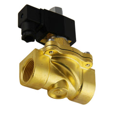 Magneetventiel DF-SB 1'' NO messing FKM 0-3bar 12V DC