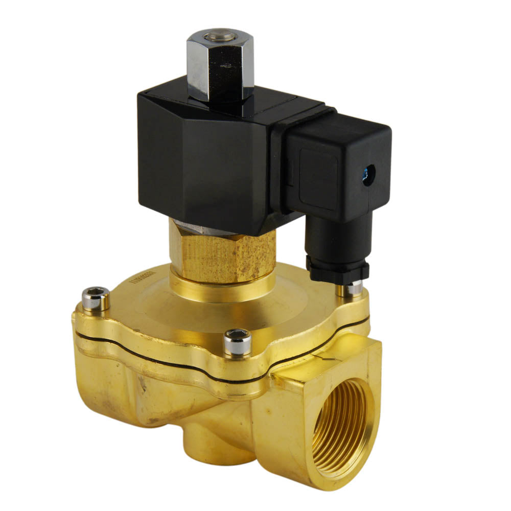 Magneetventiel DF-SB 1'' NO messing FKM 0-3bar 12V DC