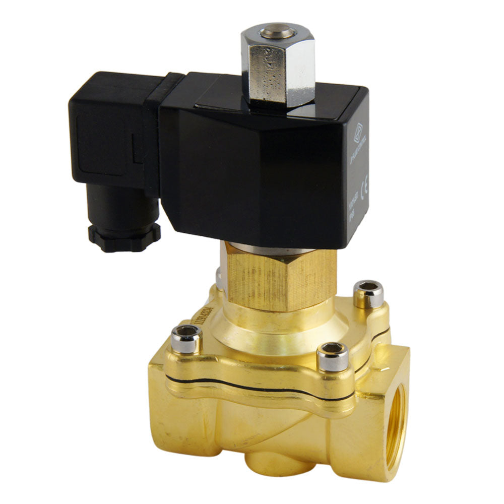 Magneetventiel DF-SB 3/4'' NO messing EPDM 0-5bar 380V AC