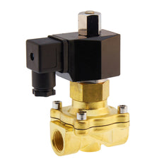 Magneetventiel DF-SB 3/8'' NO messing EPDM 0-5bar 380V AC