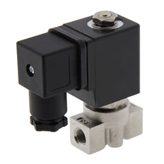 Magneetventiel ST-DA 1/8'' rvs FKM 0-13bar 24V DC