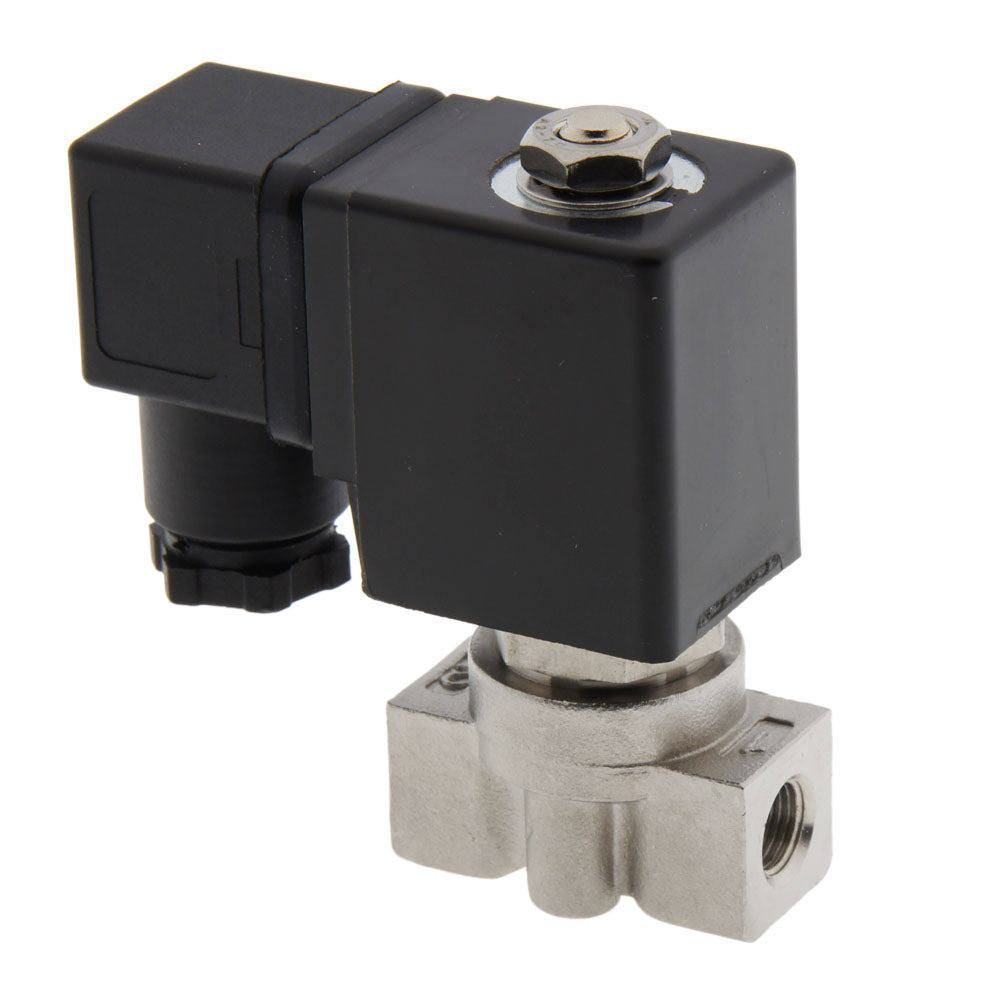 Magneetventiel ST-DA 1/8'' rvs FKM 0-13bar 120V AC