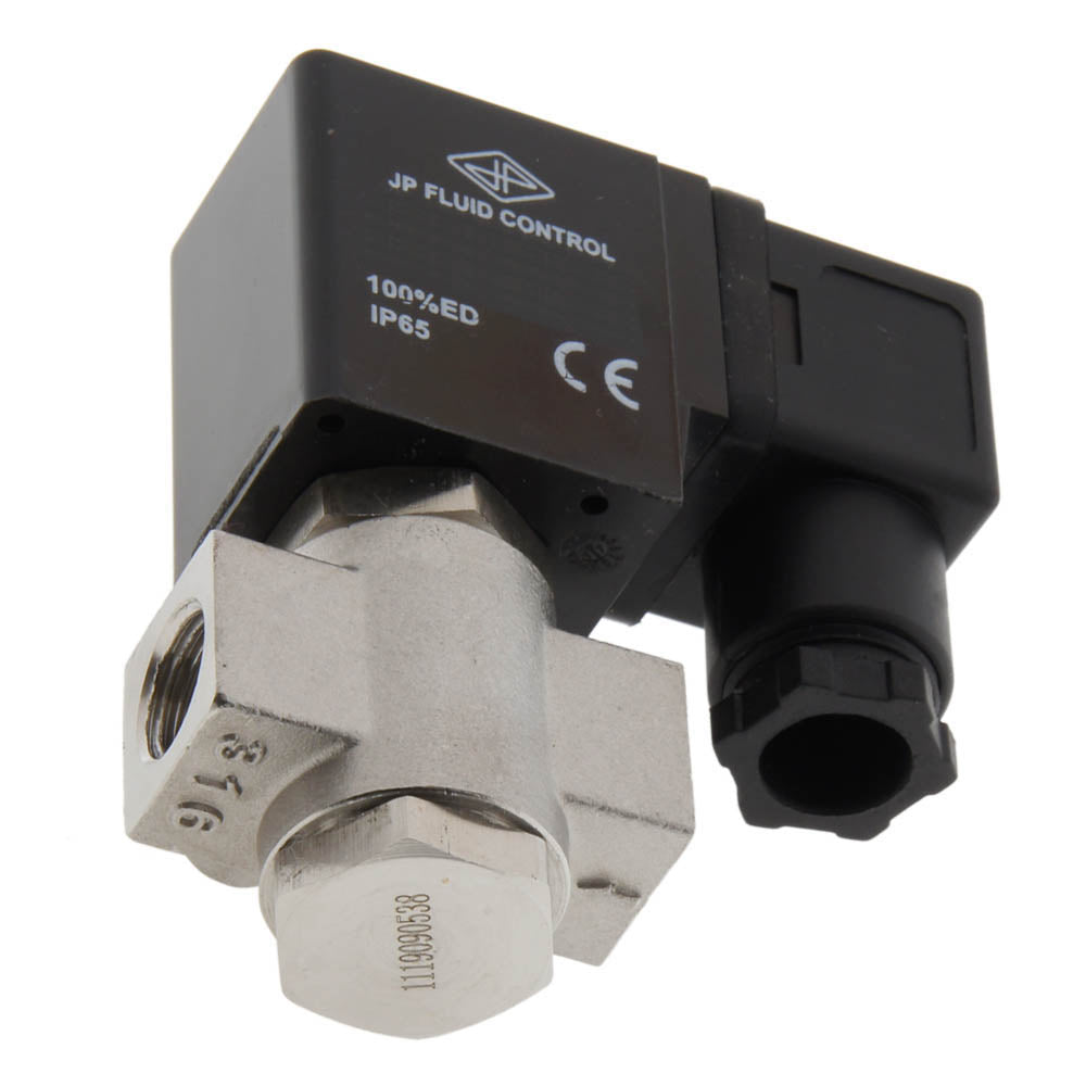 Magneetventiel ST-DB 1/4'' NO rvs EPDM 0-12bar 12V DC