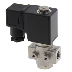 Magneetventiel ST-DB 1/4'' NO rvs EPDM 0-12bar 12V DC